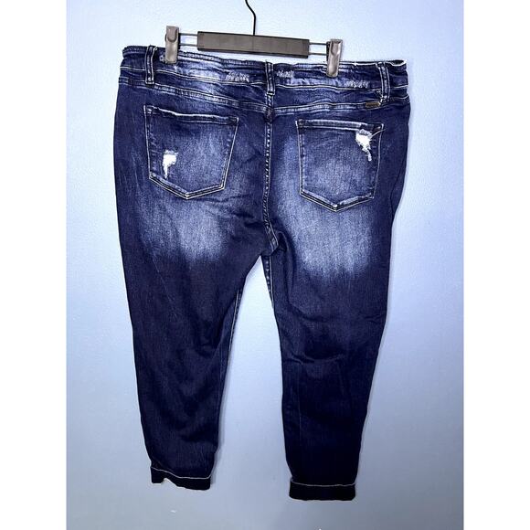 Kancan Signature Mid-Rise Ankle Skinny Women's Size 36 Distressed Stretch Jeans - Picture 2 of 11